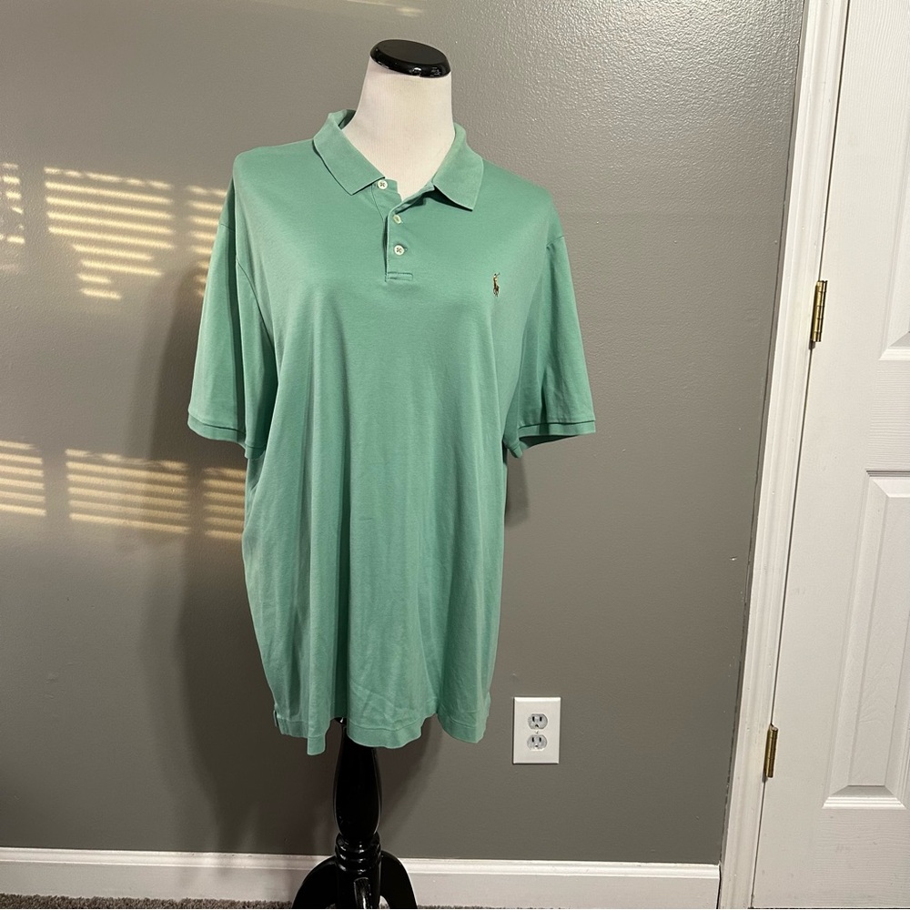 Polo Ralph Lauren men’s size XXL classic fit polo short sleeve shirt (green) - Picture 2 of 12